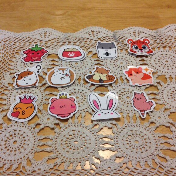 Animal Stickers for cellphones, laptops, lockers, crafting, scrapbooks - Picture 1 of 6